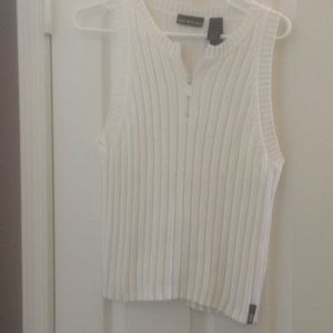 Ladies dkny jeans rib knit top large